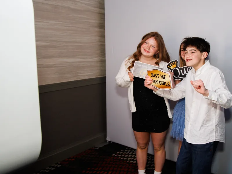 School photo booth event