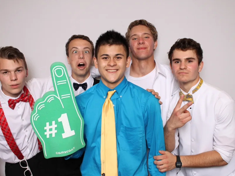 School photo booth event