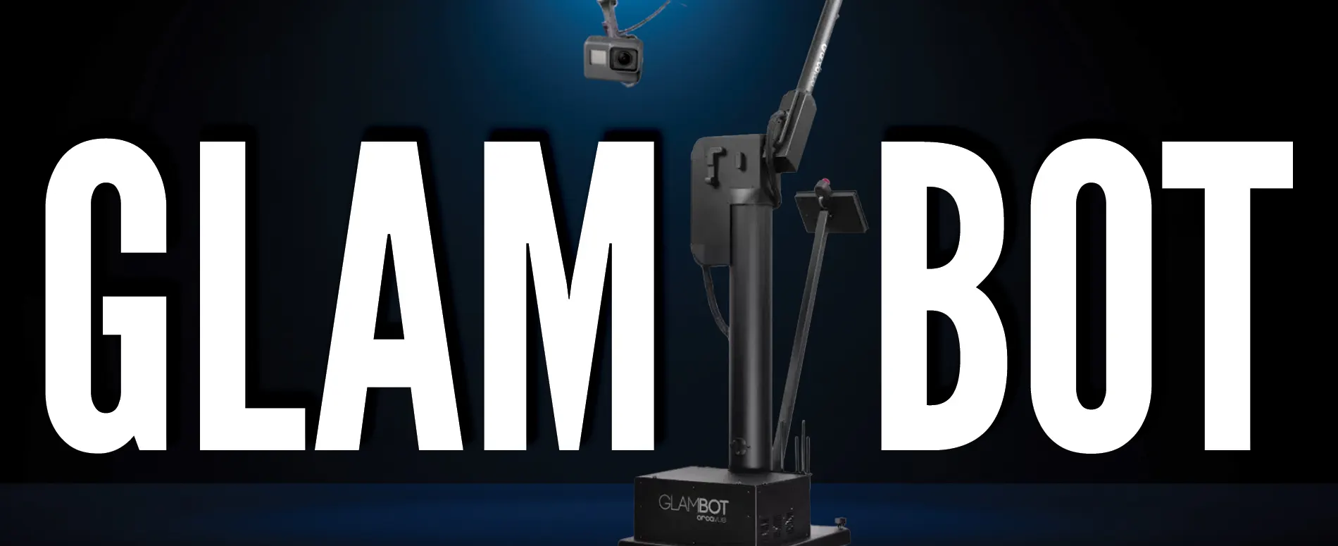 GlamBot robotic camera photo booth rental by New England Photo Booth