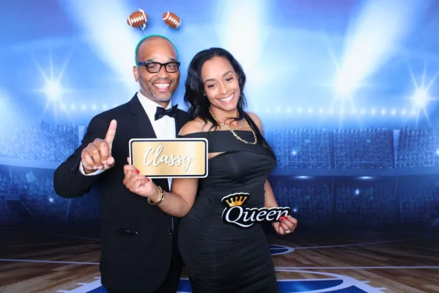 Basketball photo booth backdrop