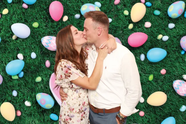 Easter photo booth backdrop