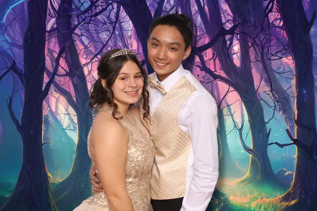 Enchanted Forest photo booth backdrop