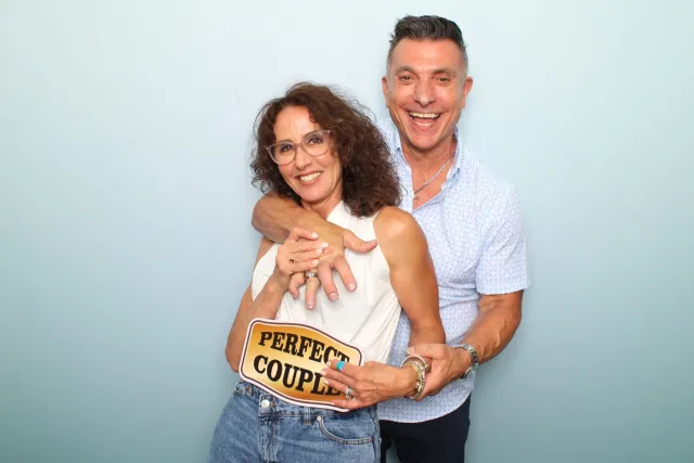 Mint Green photo booth backdrop