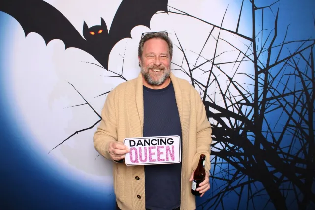 Spooky photo booth backdrop