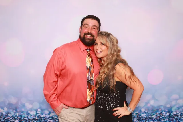 Supreme Sparkle photo booth backdrop